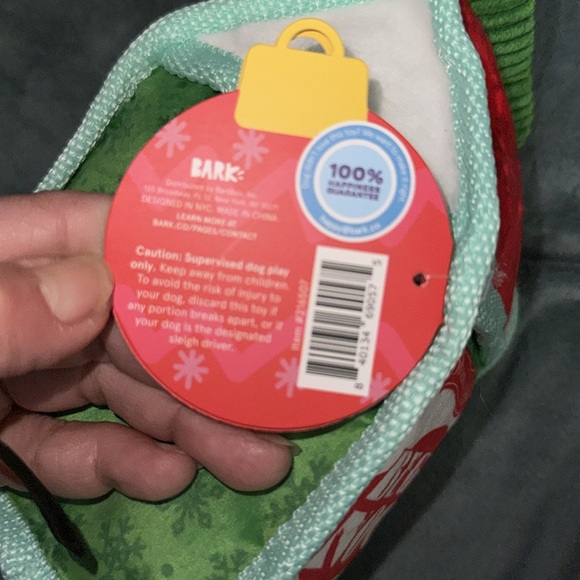 Bark Blitzen’s Best Beggnog M-L 20+ lbs dog toy New with tags - Picture 8 of 8